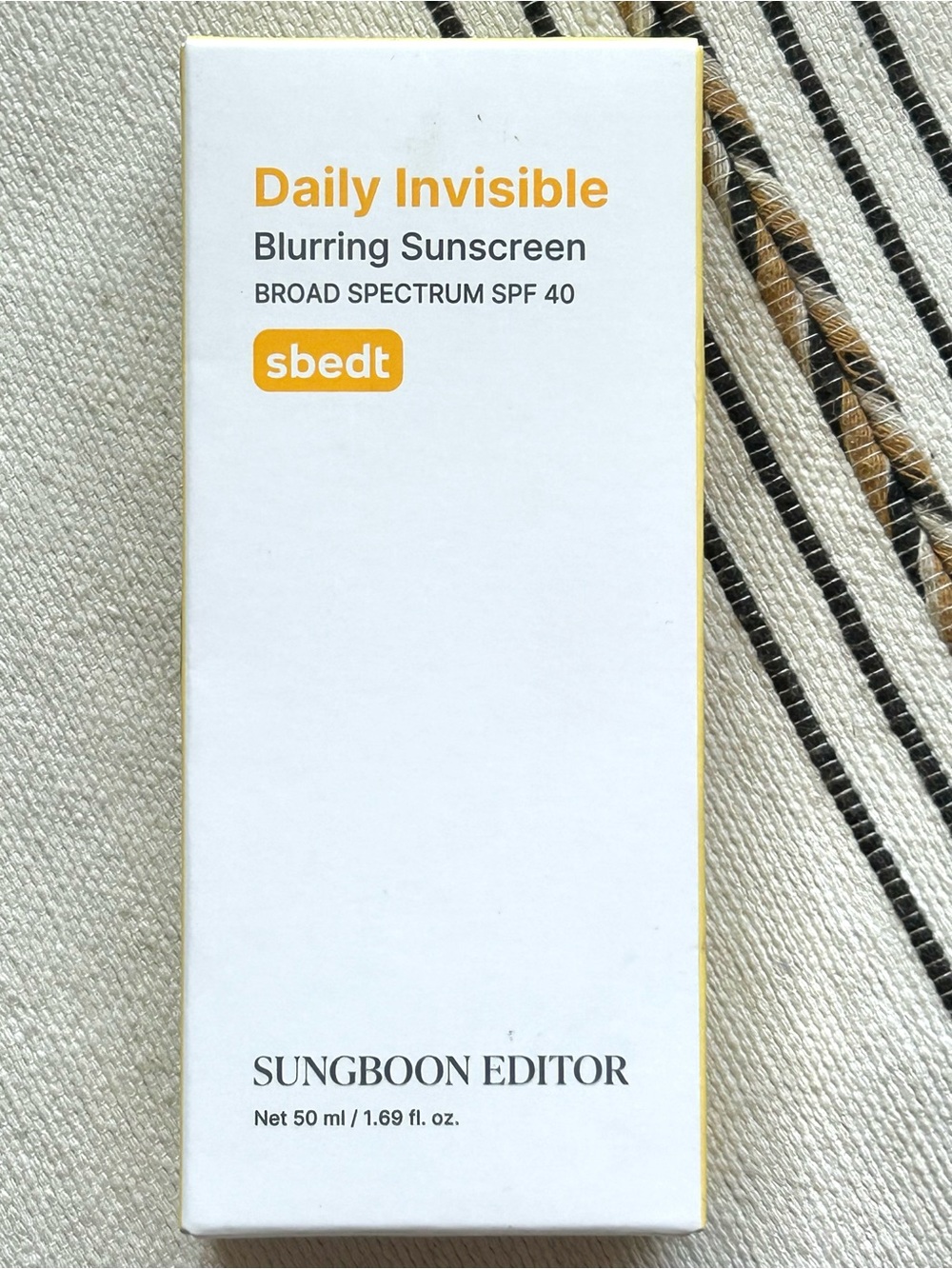 Sungboon Editor Daily Invisible Blurring Sunscreen SPF 40 50ml New Sealed